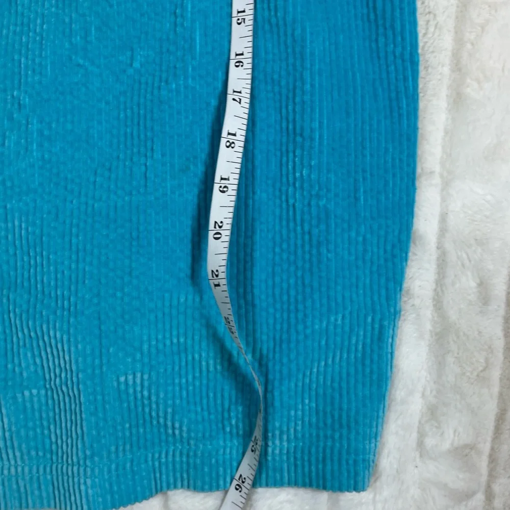 L.L. Bean Women’s L Sky Bright Blue Corduroy Button Spring Fall Midwest Shacket